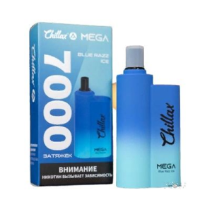 Chillax Mega 7000 Blue razz ice